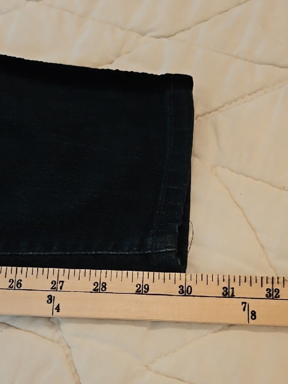 Torrid -Tall Jegging -3 Button- Dark Indigo w/Black Tuxedo Stripes - Size 16 T - Picture 6 of 11